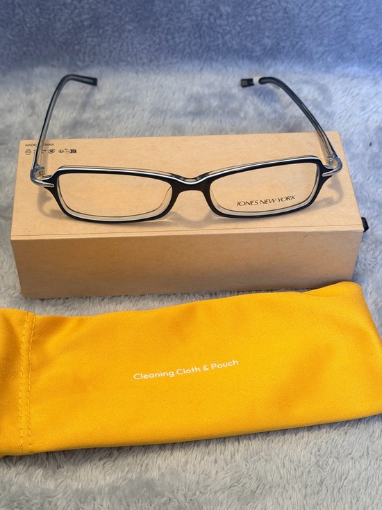 Jones New York Accessories - Jones New York Black Rectangular Eyeglass Frames J706 54-17-135